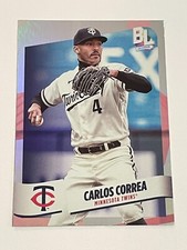 2024 Topps Big League Baseball Uncommon Rainbow Foil - Carlos Correa - Twins