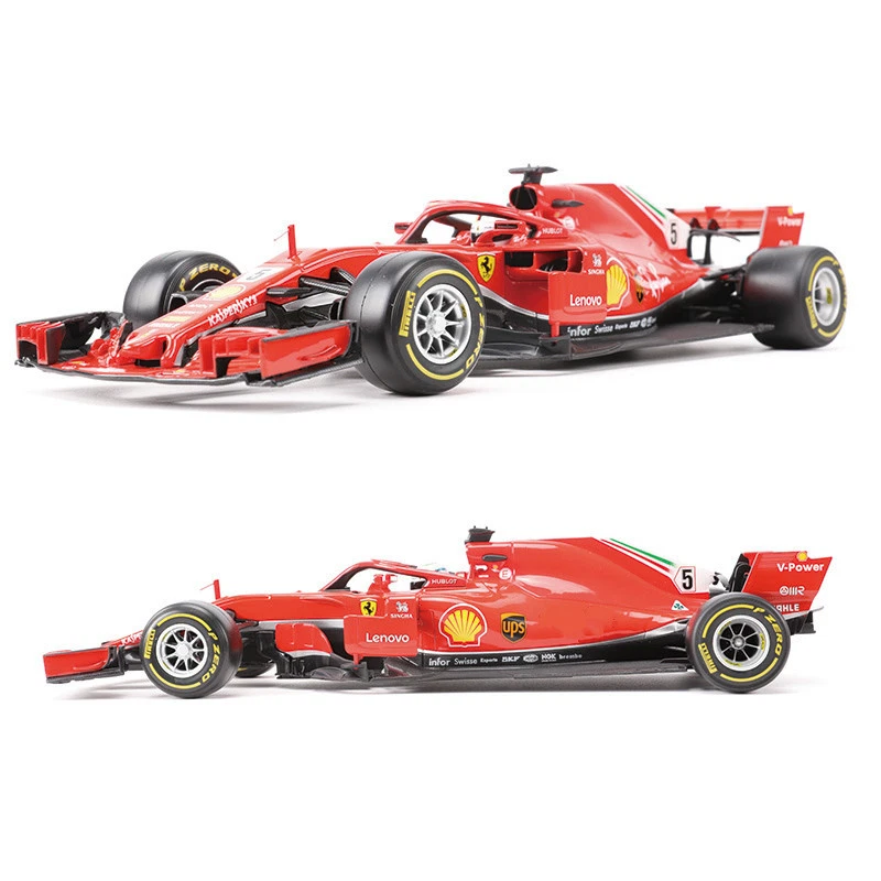 Bburago 1:18 2018 FERRARI FORMULA 1 F1 SF71-H Sebstian Vettel Diecast Car Model - image 3 of 3