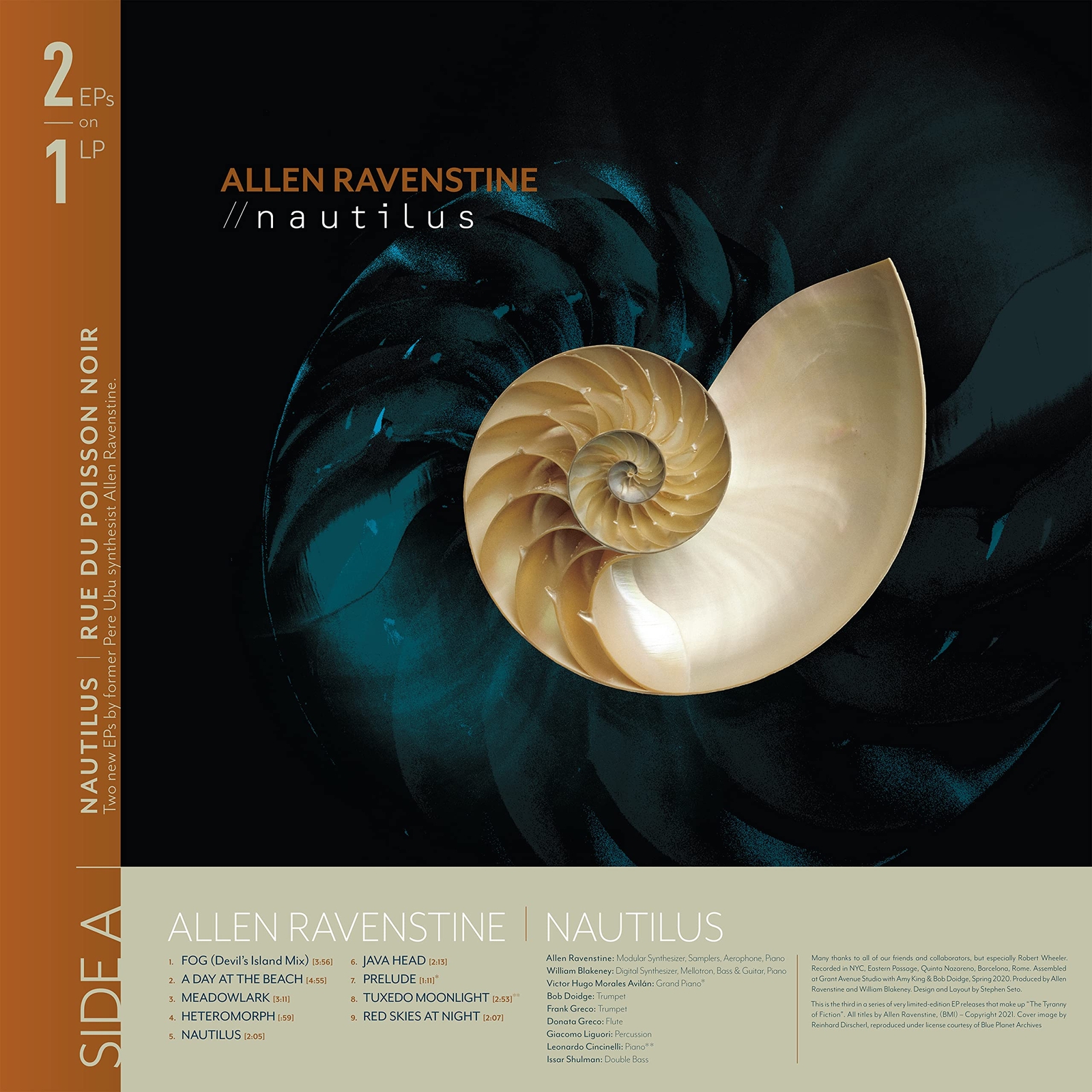 Allen Ravenstine Nautilus / Rue Du Poisson Noir (Vinyl LP)