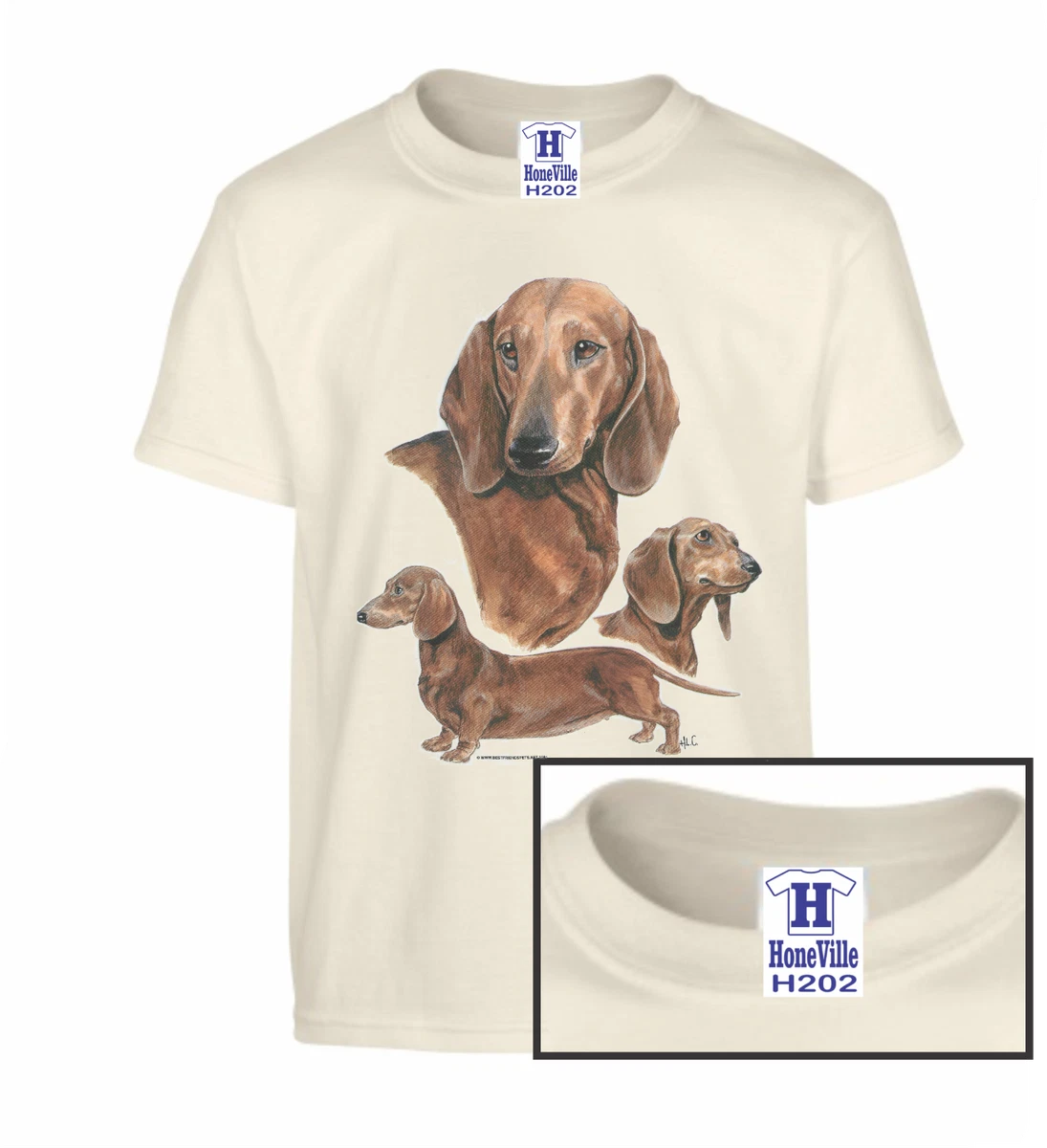 Nature Dog Dachshund Dotson HoneVille Adult Unisex T shirt eBay