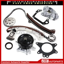 Timing Chain Kit Water ,Oil Pump For 00-08 TOYOTA CHEVY PONTIAC 1.8L 1ZZFE VVT-i