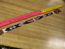 Beaded Head Band BLACK Craft Non Native