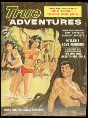 MAG: TRUE ADVENTURES OCT 1960-SPICY AMAZONS-SAUNDERS FN