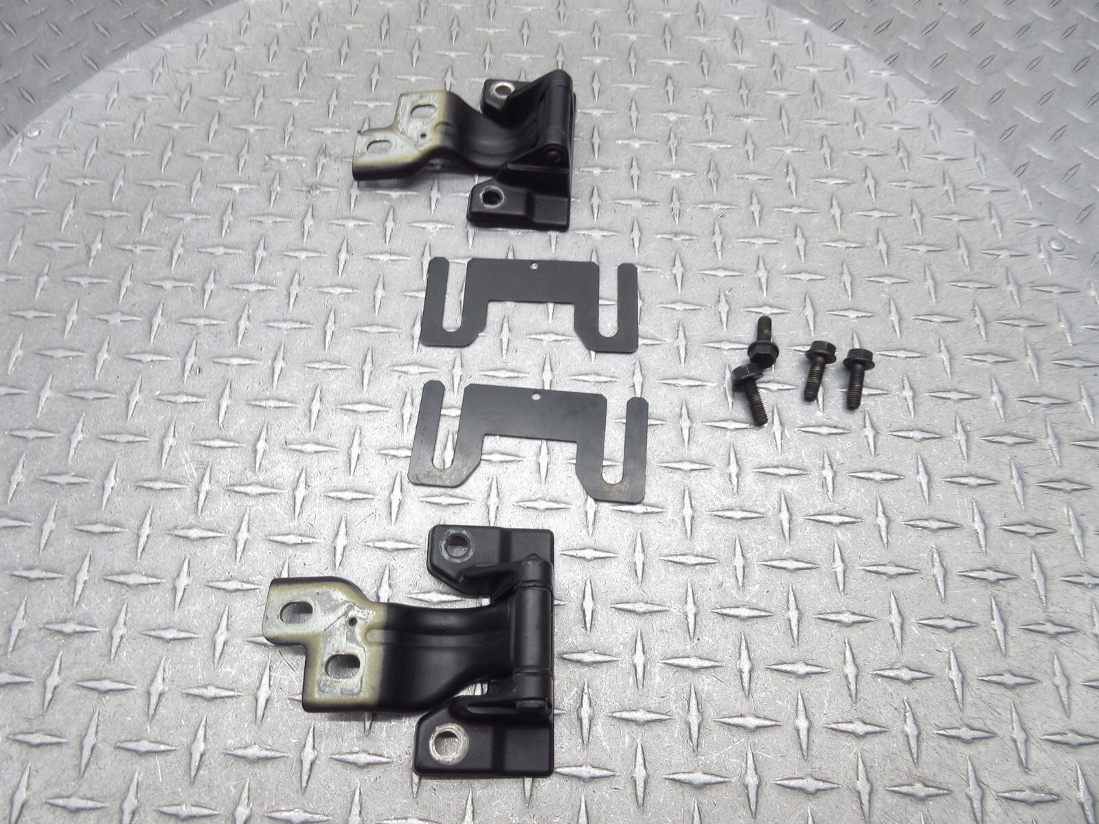 2008 Ferrari F430 Spider Left Right Rear Hood Lid Engine Bay Cover Hinge Bracket