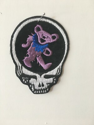 GRATEFUL DEAD PURPLE BEAR PATCH