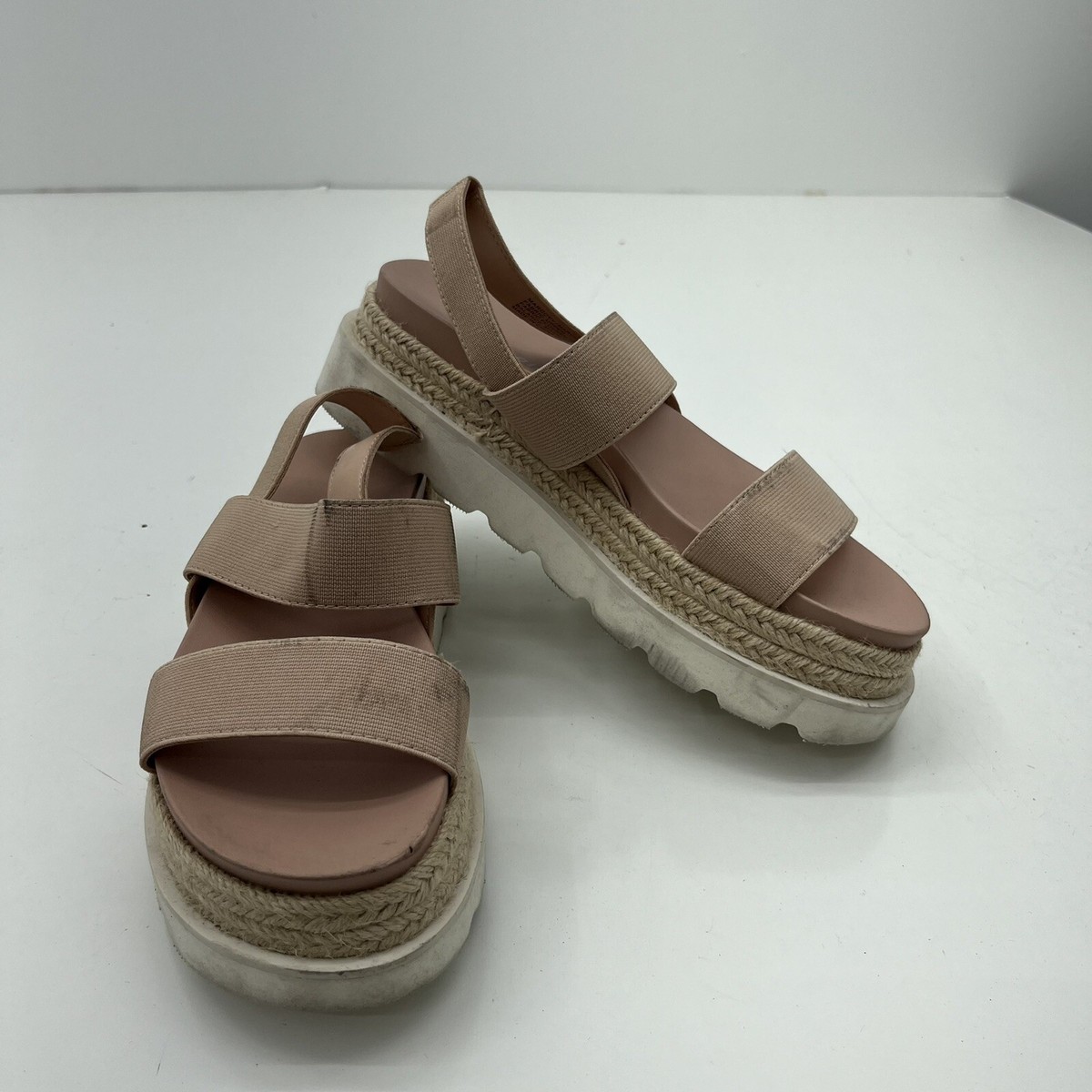 Steve Madden Madden Girl Pink Marcy Wedge Sandals Women's Size