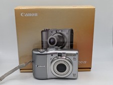 Canon PowerShot A1100 IS 12.1MP Digital Camera Boxed Tested Works