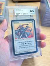 BGS 8.5 MAGIC THE GATHERING 1993 ALPHA HOLY ARMOR MTG psa cgc