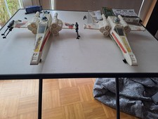 Star Wars, 2 X-Flügel Jäger, Kenner,mit Mak...