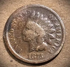 1875 INDIAN HEAD CENT ** A GOOD COIN **   (7653)