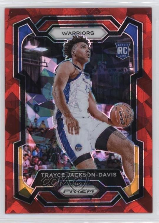 2023-24 Panini Prizm Red Ice Prizm Trayce Jackson-Davis #148 1ce5