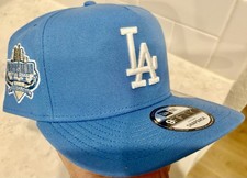 Los Angeles Dodgers New Era Light Blue Cap 9FIFTY Adjustable Snapback - NWT