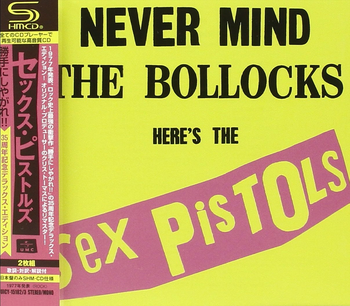 Sex Pistols Never Mind the Bollocks 35th Anniversary SHM From Japan 2 CD 30tr