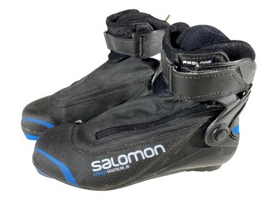 SALOMON Skiathlon Nordic Cross Country Ski Boots EU38 2/3 US6 Prolink NNN 2123