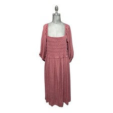 J. Gee Elegant Pink Midi Women's Dress Size 2X
