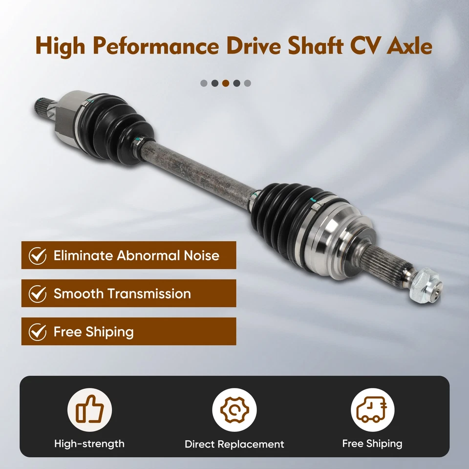 2x Front Auto for Mitsubishi Lancer 2.0L 2008-2011 2.4L 2009-2017 CV Axle Shaft - Image 2 of 4