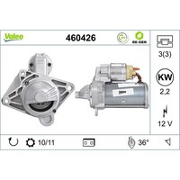 Anlasser Starter 12 V 2,2 Kw Valeo Iam-Expertise Passend FüR U.A. Opel Movano