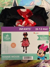 Disney Minnie Mouse Girl Infant Size 6-12 Months Costume Cosplay Outfit New