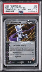 Rocket's Mewtwo EX 99/109 EX Team Rocket Returns Holo Ultra Rare
