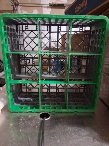 DON FoodService Products 2E7469 OptiClean 9 Compartment Glass Rack USED
