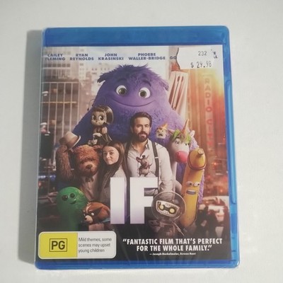 IF Blu-ray Bluray NEW Region A B C Cailey Fleming Ryan Reynolds Factory Sealed 