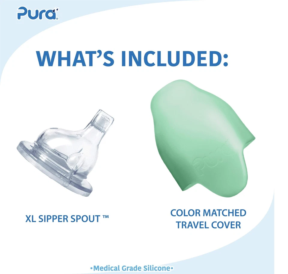 Garrafa Kiki 9 oz/260 ml aço inoxidável isolada Sippy com manga, sem plástico,... - Imagem 2 de 4