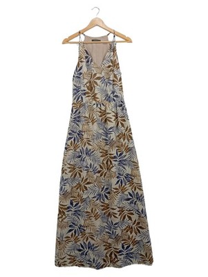 Esprit Damen Maxikleid Gr. 38/M Blumenmuster Casual Frühjahr/Sommer