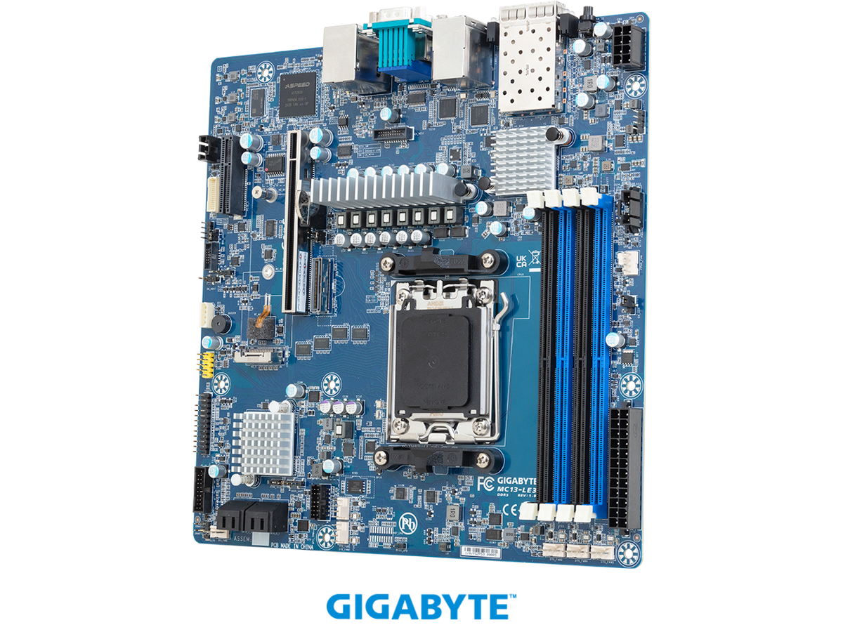 GIGABYTE MC13-LE3 Motherboard - AMD EPYC™ 4004 / Ryzen™ 9000