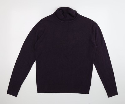 D-PROJECT Damen Strickpullover Pullover Lila Größe M