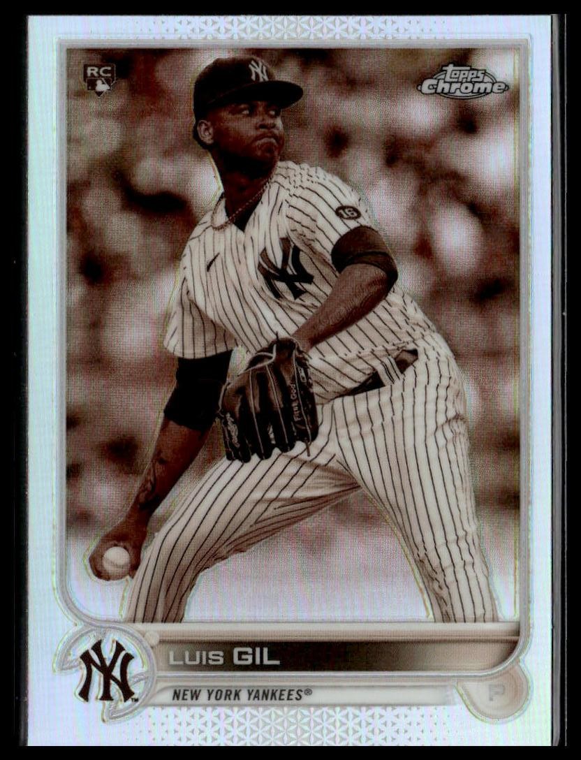 2022 Topps Chrome #202 Luis Gil Sepia Refractor