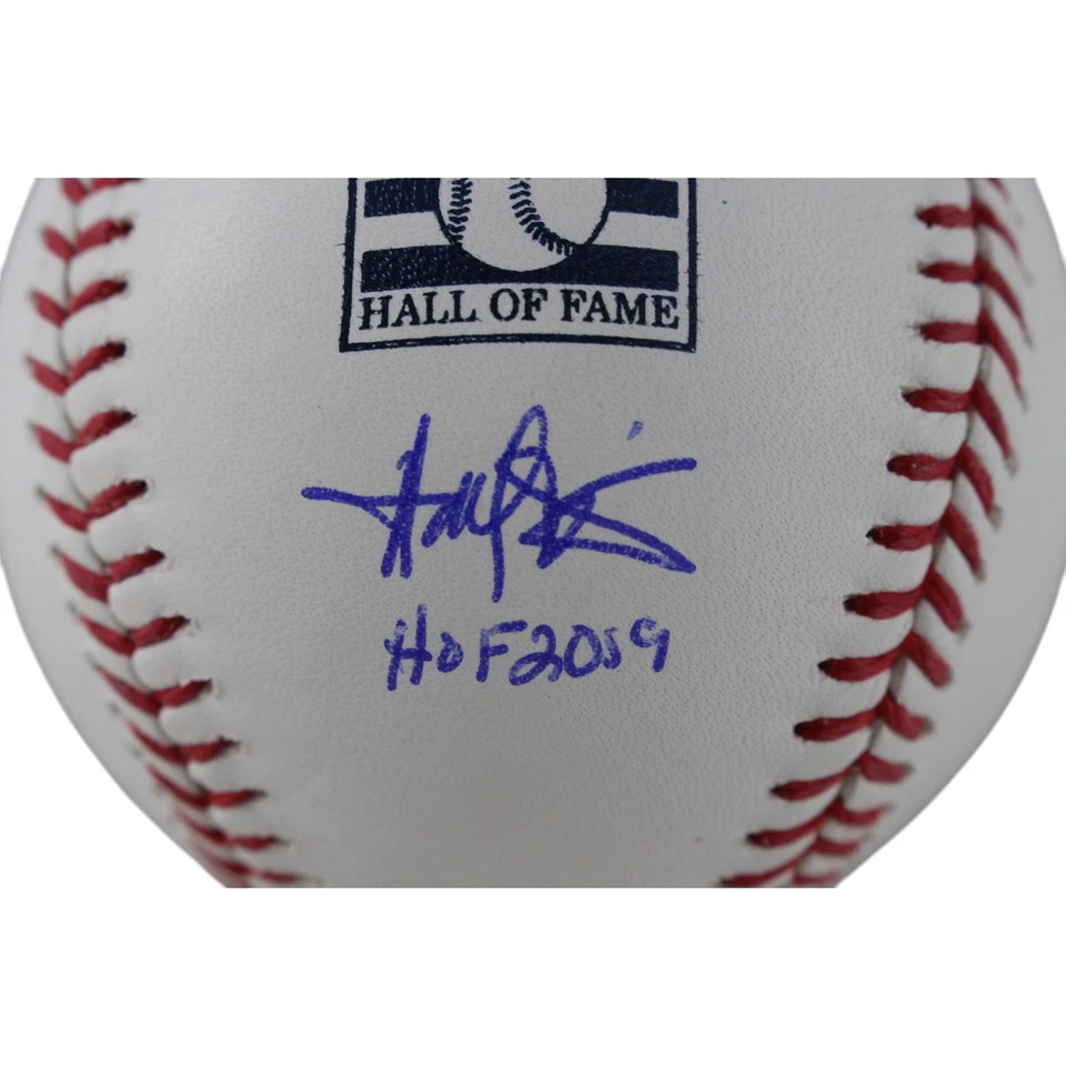 Harold Baines Autografiado Medias Blancas de Chicago OML HOF Béisbol Salón de la fama Beckett 49315 Foto 2 de 4