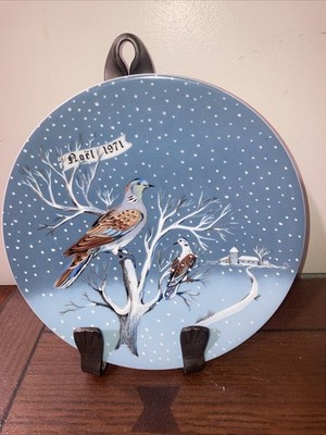 HAVILAND Twelve Days of Christmas TWO TURTLE DOVES 1971 Plate