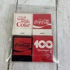 Vintage Coca-Cola Matchbooks Lot Of 4 - All Brand New