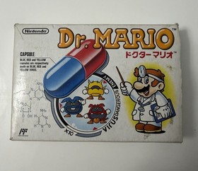 Dr Mario (1990, Nintendo Famicom) COMPLETE w/ Box, Manual, Cartrg ~ JAPAN Import