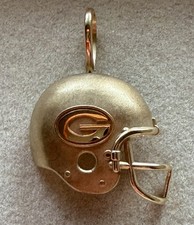Vintage 1994 Green Bay Packers 14K Gold NFL Football Helmet Pendant 2.28g