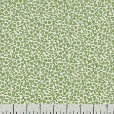 Cotton Fabric 30s Repro AUNT GRACE Garden Variety Viney Floral Green MARCUS FQ