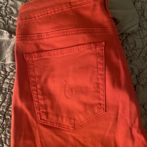 Adriano Goldschmied ABBY Size 29R Womens Burnt Orange Modal Cotton Blend Ankle - Picture 6 of 10