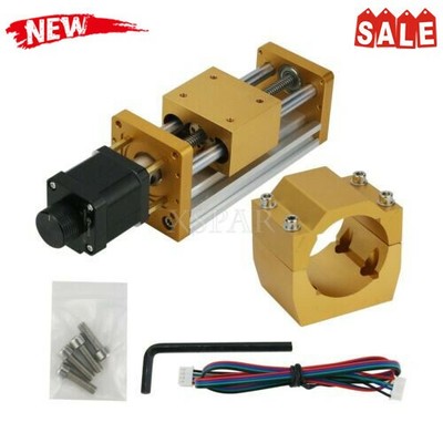 CNC3018plus Metal CNC Z Axis Stroke 85mm w/ Stepping Motor For 52mm Spindle xr #