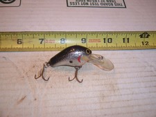 VINTAGE BAGLEY DEEP KILLER B-1 SILVER FOIL FISHING LURE