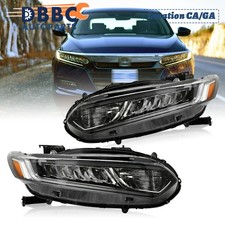 Halogen Headlight Assembly Wled Drl Signal For Honda Accord 2018-2020 Sendan