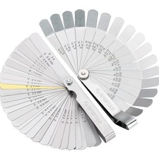 F&uuml;hlerlehren-Set 48 Blatt Messwerkzeuge f&uuml;r Ventile, Z&uuml;ndkerzen, Gitarre