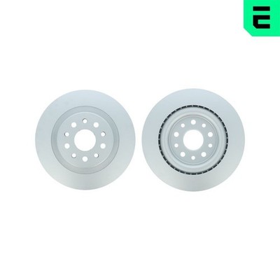 2x OPTIMAL Bremsscheiben Hinten für JEEP Grand Cherokee V (WL) 350mm