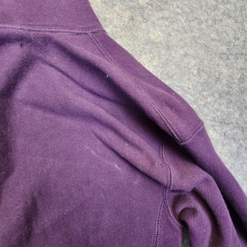 Vintage Champion Reverse Weave Hoodie Womens Size Small Purple Faded distressed - Picture 9 of 10