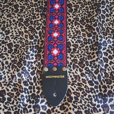 Vtg. 1972 Westminster Woven Guitar Strap NOS
