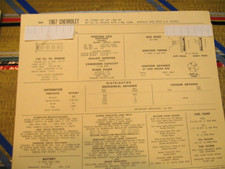 1967 Chevrolet V8- 427 385 Hp. Engine. Standardsadjustments Cd 1967 Chevrolet V8- 427 385 Hp. Engine. Standardsadjustments Cd