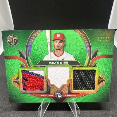 2024 Topps Triple Threads Rookie Team Relics 17/18 Masyn Winn #RTR-MW (RC)