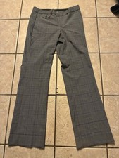 Banana Republic Women  s 4 Logan Pant Gray Career Polyester Blend