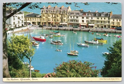 s27640 Der Hafen Ilfracombe Devon England John Hinde Postkarte