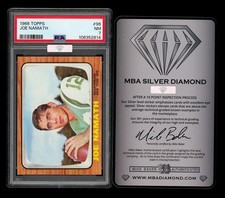 1966 Topps Set-Break # 96 Joe Namath PSA 7 NM, MBA Silver
