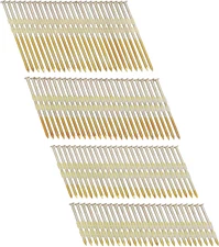Framing Nails,21°Round Head Nail Pack,500-Pack (2"- 125Pcs,2-1/2"- 125Pcs,3"- 12